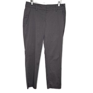 Gunex Brunello Cucinelli Pants 8 Gray Made in Italy Tailored Straight Trouser